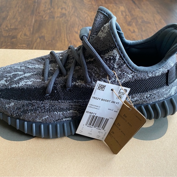 adidas Yeezy Boost 350 V2 Low MX Dark Salt Gray Black NIB